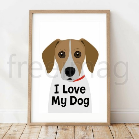I LOVE MY DOG, poster