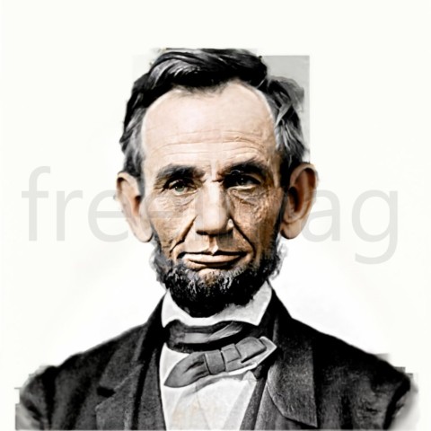 Imagen de  Abraham Lincoln presidente de los Estados Unidos  descarga de arte digital de alta calidad, para imprimir en póster