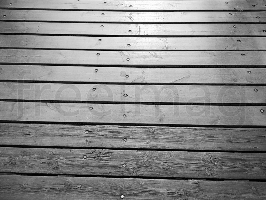 Textura de madera rústica de un puente. en blanco y negro