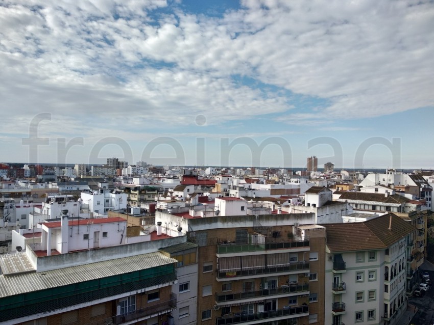 Vista panorámica de la ciudad de Huelva, Andalucía, España