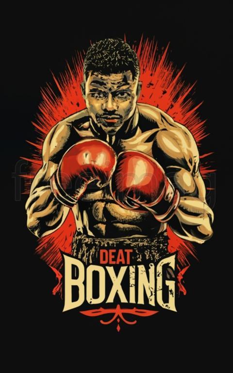 Ilustraciones de boxeador para diseño de camisetas