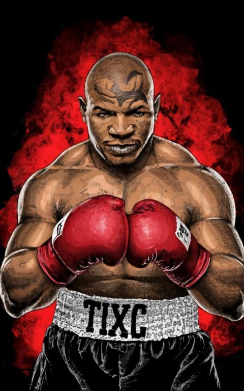 Arte de Mike Tyson en Acción Ilustraciones Impactantes para Camisetas