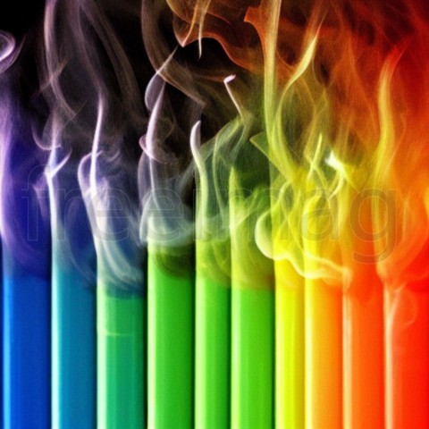 Fondos de colores de humo artístico