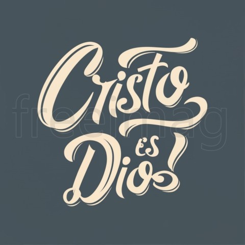 Cristo es DIOS, Imagen cristiana.