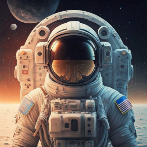 Imagen de Astronauta, , foto, 3d