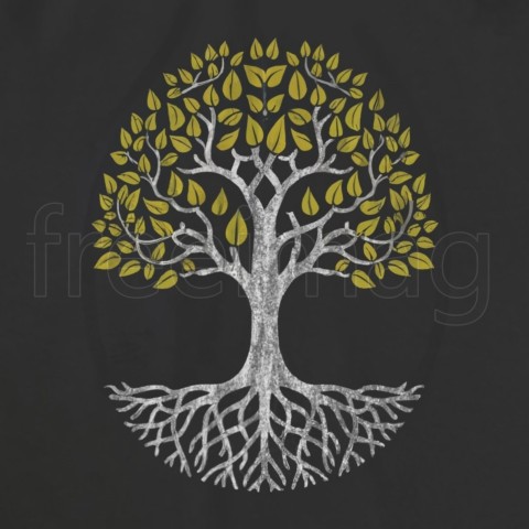 Diseño de camiseta visualmente impresionante con un hermoso estilo de dibujo en tinta minimalista, esencia del bosque