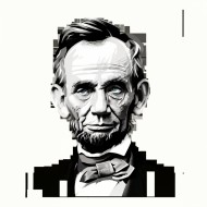 Imagen de  Abraham Lincoln presidente de los Estados Unidos  descarga de arte digital de alta calidad, para imprimir en póster