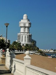 Faro de Isla Cristina, paisajes urbanos, provincia de Huelva, España