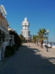 Faro de Isla Cristina, paisajes urbanos, provincia de Huelva, España